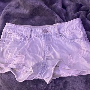 I’m selling jean shorts, will be clean before shipped.